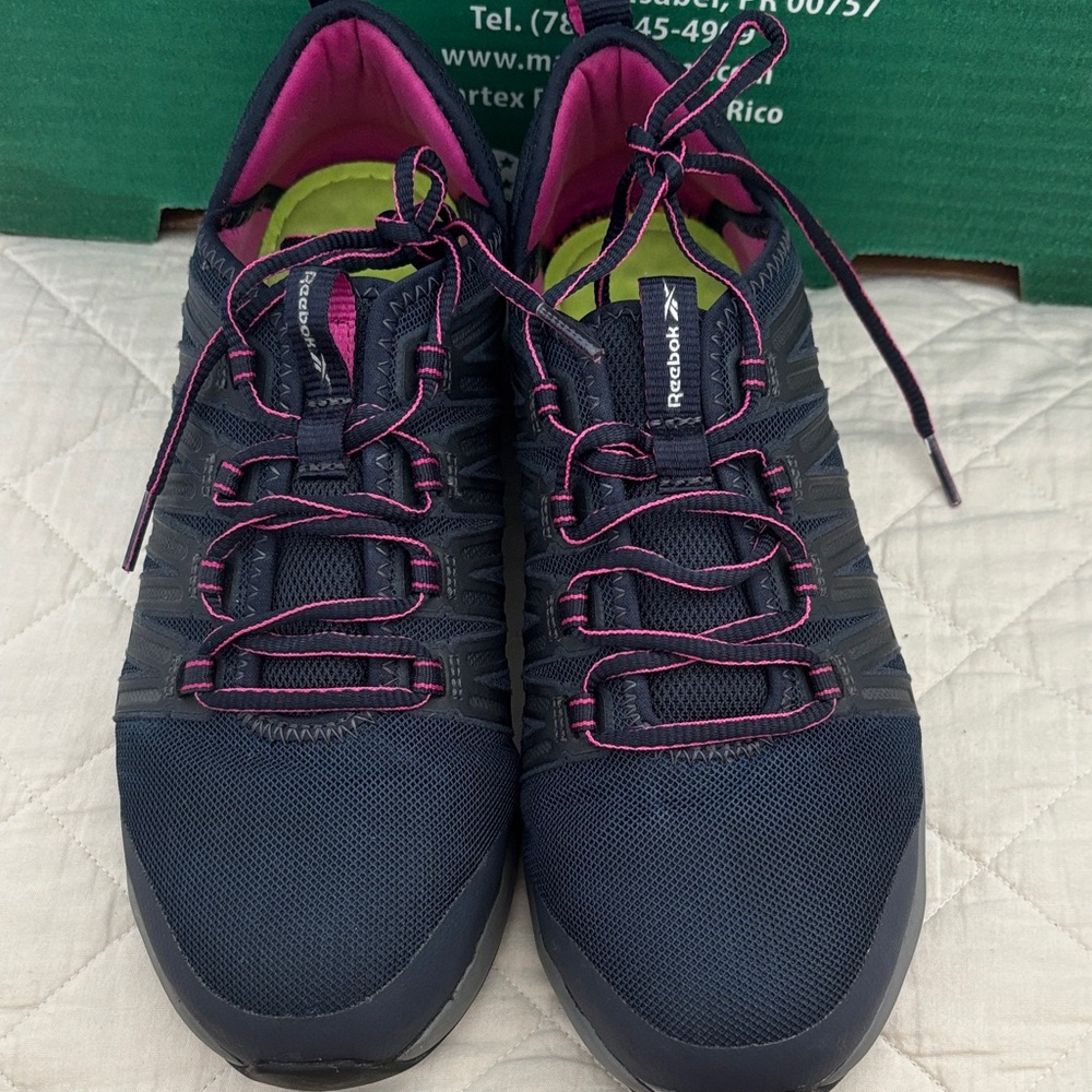 Women's Athletic Work Shoe - Dark Navy and Purple ASTRORIDE WORK - RB308